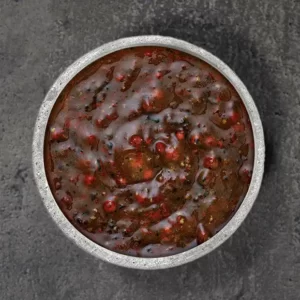 marinade med rosa pepper